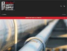 Tablet Screenshot of oilandgassafetysupply.com